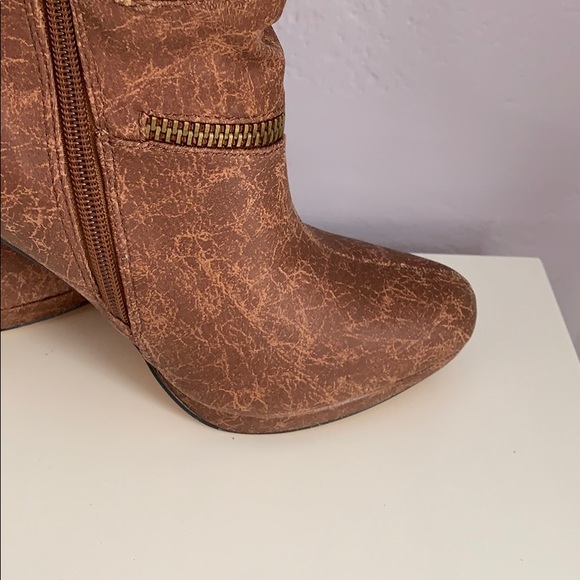 Michael Antonio Brown Over the Knee Heel Boots - Picture 3 of 7